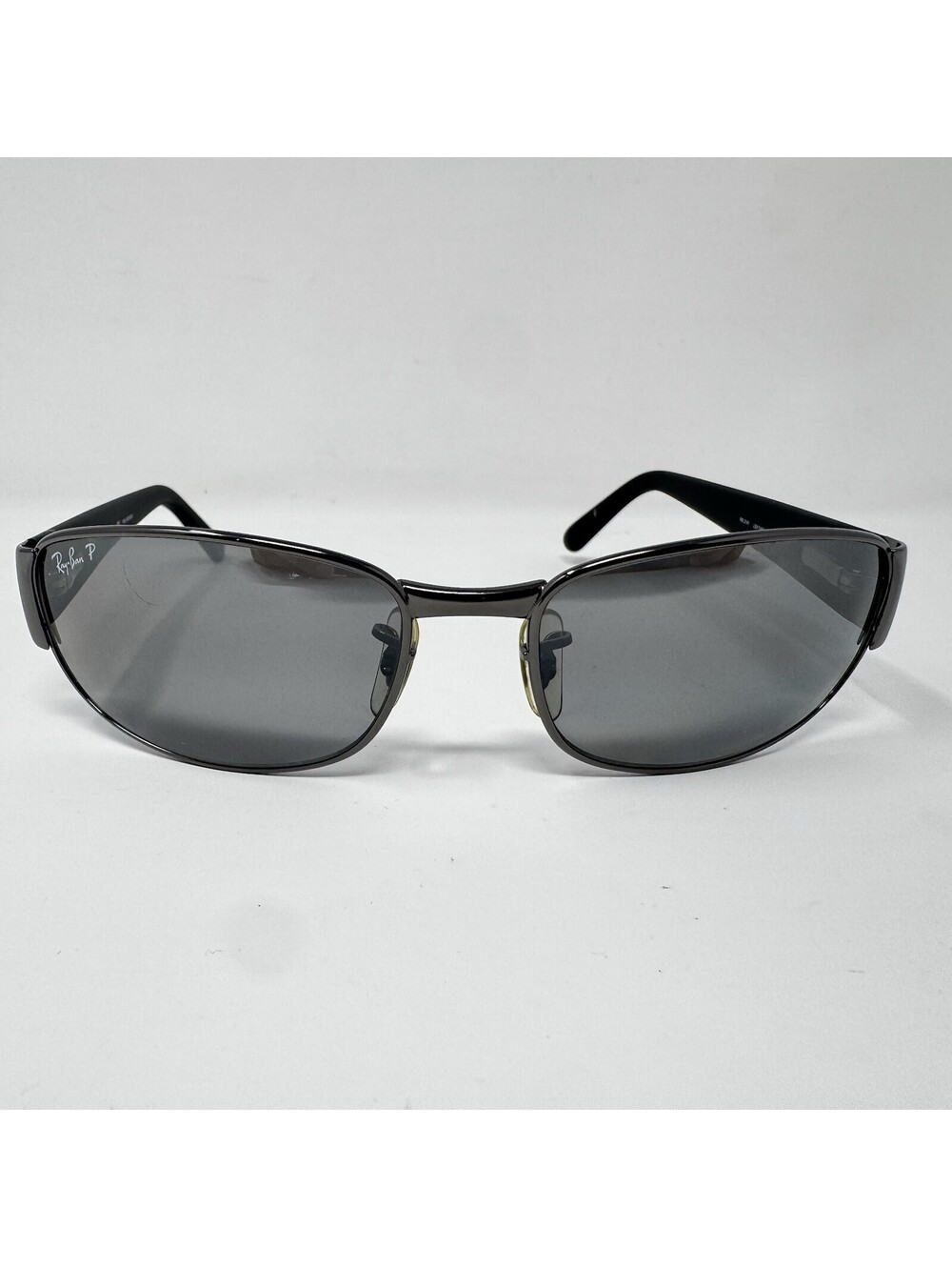 Vintage Ray-Ban RB3141 Leather II 004/82 Polarized Sunglasses 60-18